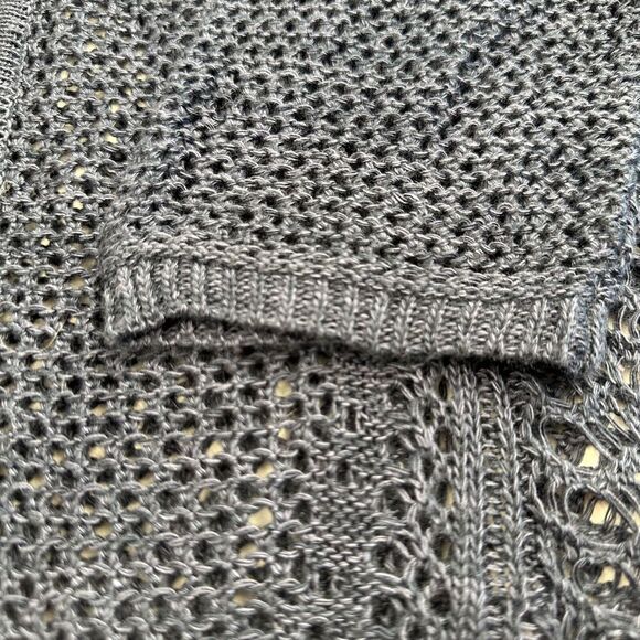 Lane Bryant Knit Navy Blue Cardigan Sweater Swim cover resort wear 26 / 28 - Picture 14 of 14